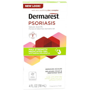 Dermarest Psoriasis Medicated Skin Treatment Gel Itch Relief 4oz (12 Pack) - Personal Care > Lotion & Moisturizer