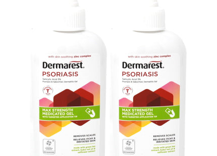 Dermarest Psoriasis Medicated Skin Treatment Gel Itch Relief 4oz (12 Pack) - Personal Care > Lotion & Moisturizer