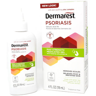 Dermarest Psoriasis Medicated Skin Treatment Gel Itch Relief 4oz (2 Pack) - Personal Care > Lotion & Moisturizer