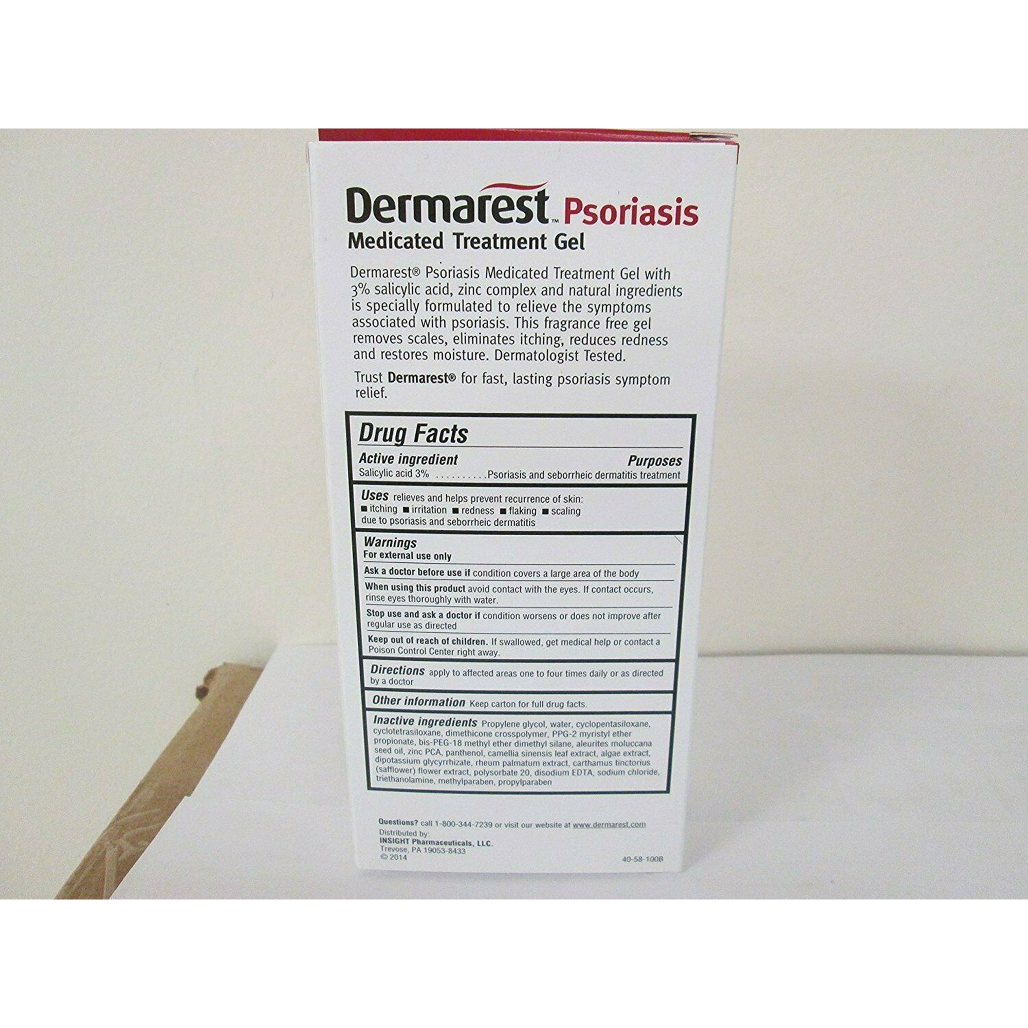 Dermarest Medication Dermarest Psoriasis Medicated Skin Treatment Gel 4 Oz. – High Mart