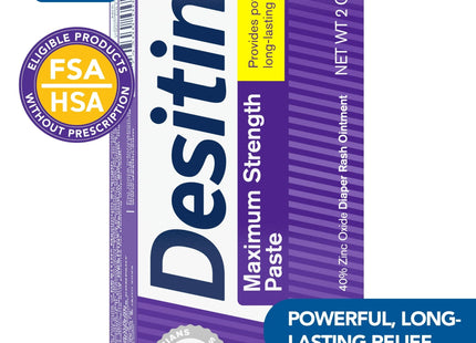 Desitin Maximum Strength Baby Diaper Rash Cream Travel Size 2oz (10 Pack) - & Toddler > Diapering Treatments