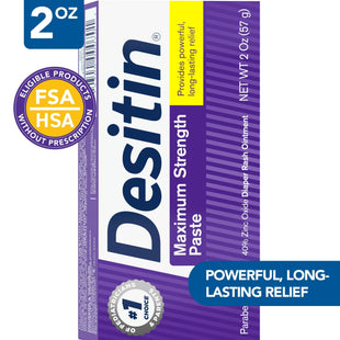 Desitin Maximum Strength Baby Diaper Rash Cream Travel Size 2oz (10 Pack) - & Toddler > Diapering Treatments