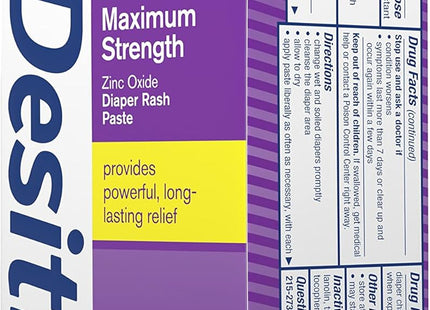 Desitin Maximum Strength Baby Diaper Rash Cream Travel Size 2oz (10 Pack) - & Toddler > Diapering Treatments