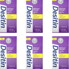 Desitin Maximum Strength Baby Diaper Rash Cream Travel Size 2oz (6 Pack) - & Toddler > Diapering Treatments