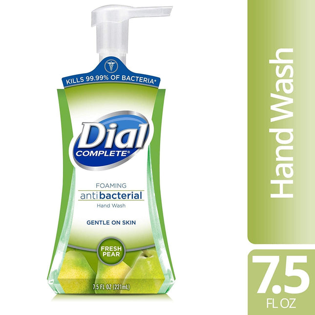 Dial Complete Fresh Pear Scent Foaming Liquid Hand Wash Soap 7.5 Floz - Personal Care > Bath & Body