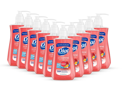 Dial Antibacterial Liquid Hand Soap Pomegranate and Tangerin 7.5 Floz (10 Pack) - Personal Care > Bath & Body