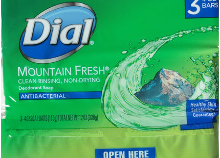 Dial Antibacterial Deodorant Soap Mountain Fresh Unisex 4oz 3 Bar (4 Pack) - Personal Care > Bath & Body Soaps