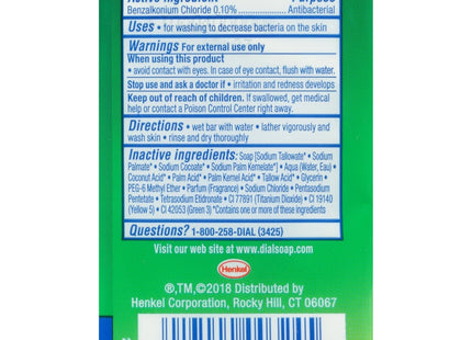 Dial Antibacterial Deodorant Soap Mountain Fresh Unisex 4oz 3 Bar (5 Pack) - Personal Care > Bath & Body Soaps