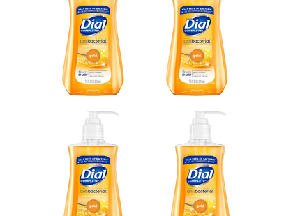 Dial Complete Antibacterial Liquid Hand Soap Moisturizer Gold 7.5 Floz (4 Pack) - Personal Care > Bath & Body