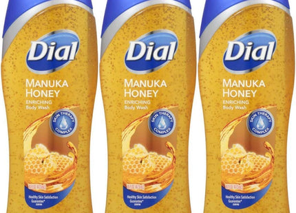 Dial Manuka Honey Enriching Moisturizing Cleansers Body Wash Gel 16oz (3 Pack) - Personal Care > Bath & Liquid Hand Soap