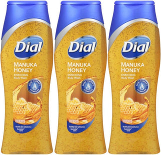 Dial Manuka Honey Enriching Moisturizing Cleansers Body Wash Gel 16oz (3 Pack) - Personal Care > Bath & Liquid Hand Soap