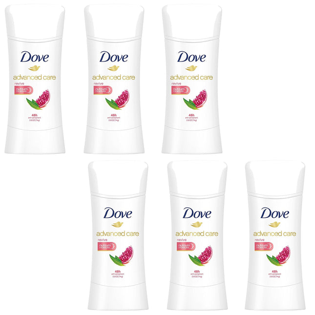 Dove Advanced Care Antiperspirant Deodorant Stick Revive 2.6oz (6 Pack) - Personal > Bath & Body Anti-Perspirant