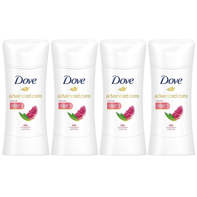 Dove Advanced Care Antiperspirant Deodorant Stick Revive 2.6oz (4 Pack) - Personal > Bath & Body Anti-Perspirant