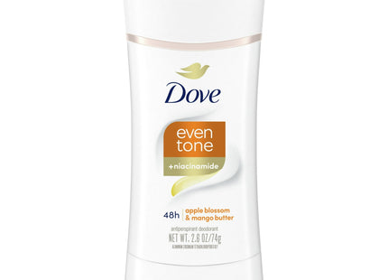 Dove Even Tone 48H Antiperspirant Deodorant Apple Blossom Mango 2.6oz (24 Pack) - Personal Care > Bath & Body