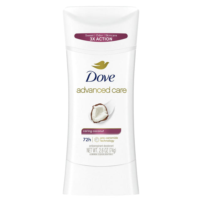 Dove Advanced Care Antiperspirant Deodorant Caring Coconut 2.6oz (2 Pack) - Personal > Bath & Body Anti-Perspirant