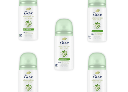 Dove Advanced Care Antiperspirant Deodorant Dry Spray Cool Essential 1oz (5 Pack) - Personal > Bath & Body