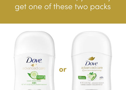 Dove Advanced Care Antiperspirant Deodorant Stick Cool Essentials 0.5oz - Personal > Bath & Body Anti-Perspirant