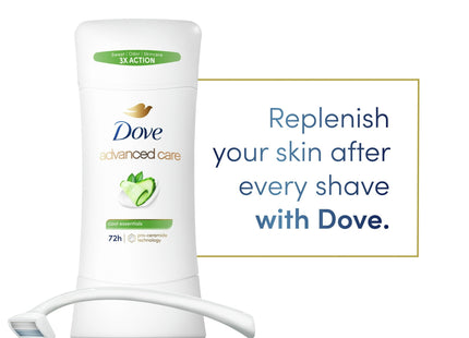 Dove Advanced Care Antiperspirant Deodorant Stick Cool Essentials 2.6oz (3 Pack) - Personal > Feminine Deodorants