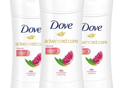 Dove Advanced Care Antiperspirant Deodorant Stick Revive 2.6oz (3 Pack) - Personal > Bath & Body Anti-Perspirant