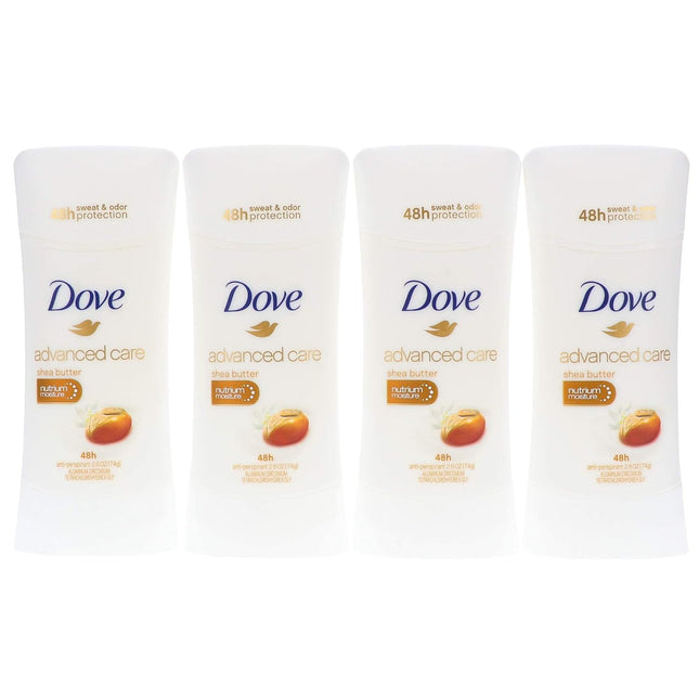 Dove Advanced Care Antiperspirant Deodorant Women Shea Butter 2.6oz (4 Pack) - Personal > Bath & Body Anti-Perspirant