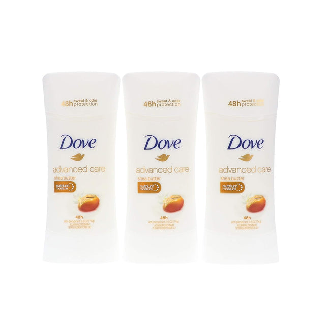 Dove Advanced Care Antiperspirant Deodorant Women Shea Butter 2.6oz (3 Pack) - Personal > Bath & Body Anti-Perspirant