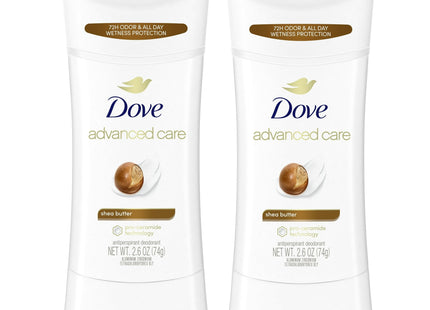 Dove Advanced Care Antiperspirant Deodorant Women Shea Butter 2.6oz (2 Pack) - Personal > Bath & Body Anti-Perspirant