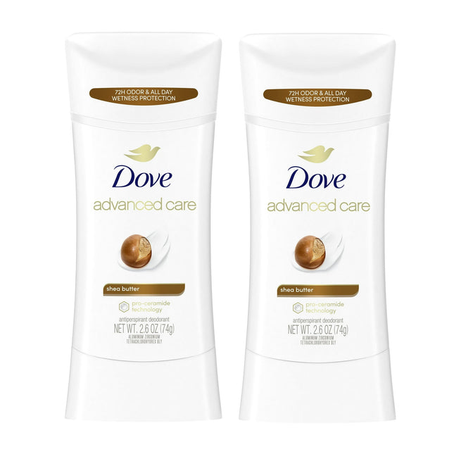 Dove Advanced Care Antiperspirant Deodorant Women Shea Butter 2.6oz (2 Pack) - Personal > Bath & Body Anti-Perspirant