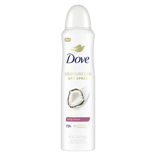 Dove Antiperspirant Deodorant Dry Spray Caring Coconut 3.8oz (12 Pack) - Personal Care > Bath & Body Anti-Perspirant