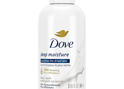 Dove Deep Moisture Nourishing Gentle Dry Skin Body Wash 3 oz (12 Pack) - Baby & Toddler > Bathing Grooming