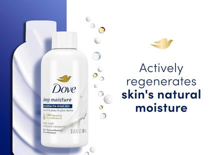 Dove Deep Moisture Nourishing Gentle Dry Skin Body Wash 3 oz (12 Pack) - Baby & Toddler > Bathing Grooming