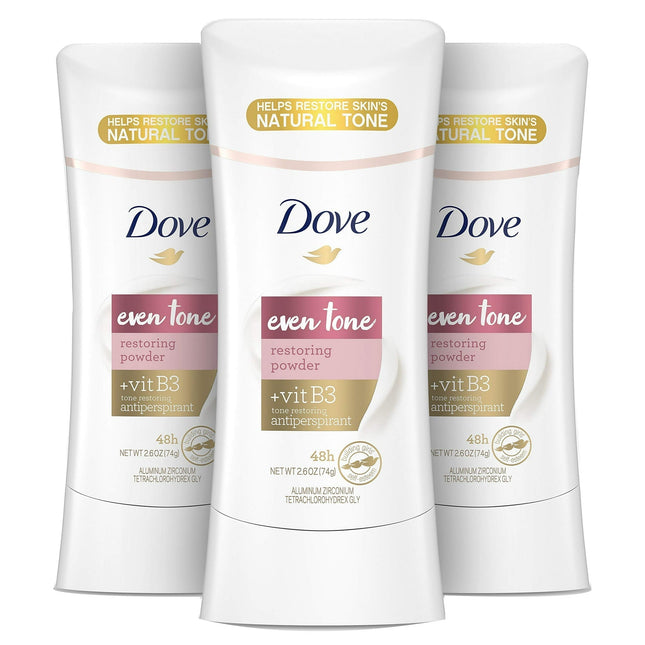 Dove Even Tone 48H Antiperspirant Deodorant Apple Blossom Mango 2.6oz (3 Pack) - Personal Care > Bath & Body