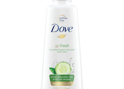 Dove Go Fresh Cool Moisture Body Wash Cucumber & Green 3oz (12 Pack) - Baby Toddler > Bathing Grooming