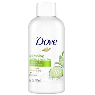 Dove Go Fresh Cool Moisture Body Wash Cucumber & Green 3oz (24 Pack) - Baby Toddler > Bathing Grooming