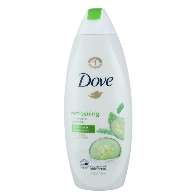 Dove Go fresh Moisture Body Wash Cucumber & Green 12oz (3 Pack) - Personal Care > Bath Washes Shower Gels