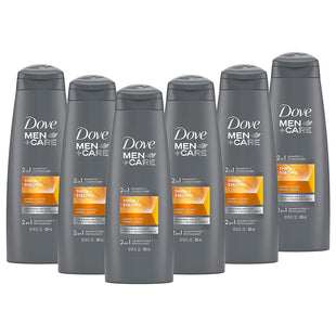 Dove Men + Care 2n1 Shampoo and Conditioner Thick Strong 12 Oz (6 Pack) - Personal Care > Hair & Styling