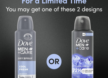 Dove Men + Care Antiperspirant Deodorant Dry Spray Cool Fresh 3.8oz (2 Pack) - Personal Care > Bath & Body