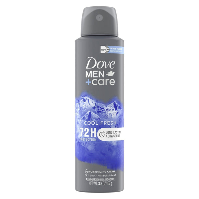 Dove Men + Care Antiperspirant Deodorant Dry Spray Cool Fresh 3.8oz (8 Pack) - Health & Beauty > Personal Care