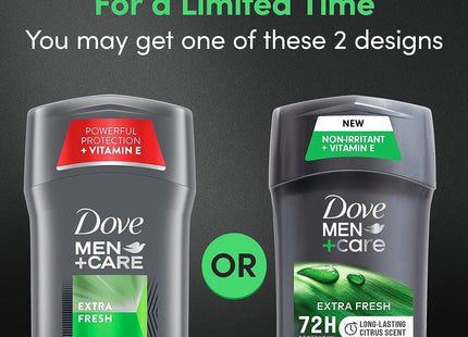 Dove Men + Care Antiperspirant & Deodorant Stick Extra Fresh 2.7oz (24 Pack) - Personal Care > Bath Body Anti-Perspirant