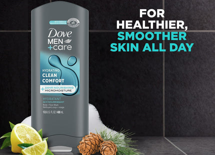 Dove Men + Care Body and Face Wash Blue Eucalyptus + Birch 18oz (2 Pack) - Personal Care > Bath & Washes Shower Gels