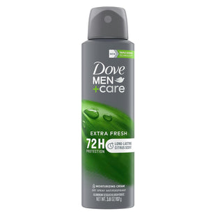 Dove Men + Care Dry Spray Antiperspirant Deodorant Extra Fresh Citrus 3.8oz (3 Pack) - Personal Care > Bath & Body