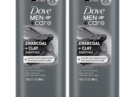 Dove Men Care Elements Charcoal Clay Body Wash 13.5oz (2 Pack) - Personal > Bath & Washes Shower Gels