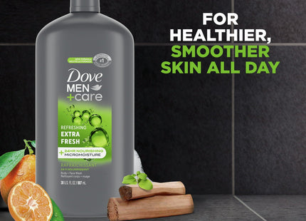 Dove Men + Care Extra Fresh Hydrating Body Wash Pump 30oz - Personal Care > Bath & Washes Shower Gels