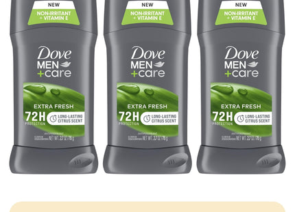 Dove Men + Care Extra Fresh Long Lasting Deodorant Stick Citrus 3oz (3 Pack) - Personal Care > Bath & Body