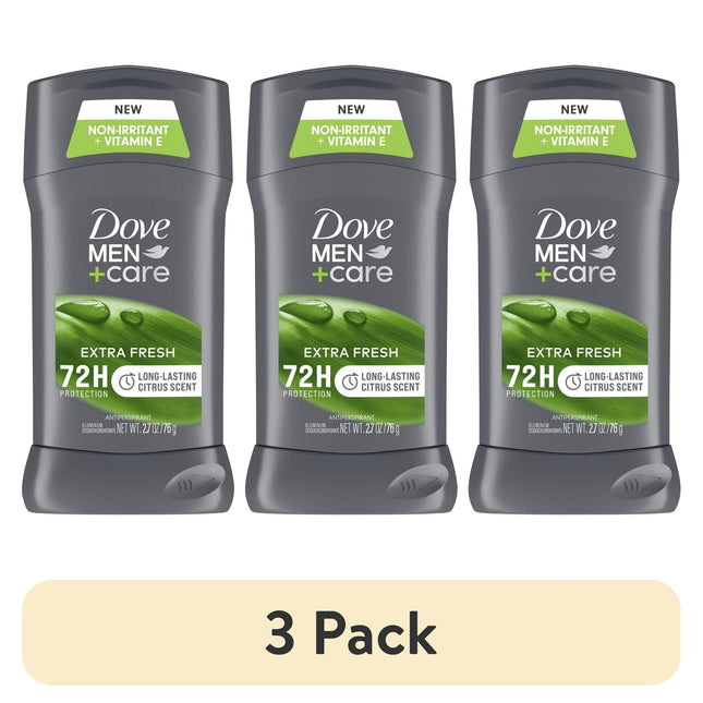 Dove Men + Care Extra Fresh Long Lasting Deodorant Stick Citrus 3oz (3 Pack) - Personal Care > Bath & Body