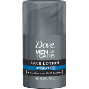 Dove Men + Care Face Lotion Hydrate SPF15 with Broad Spectrum 1.69oz (8 Pack) - Personal > Skin & Moisturizer