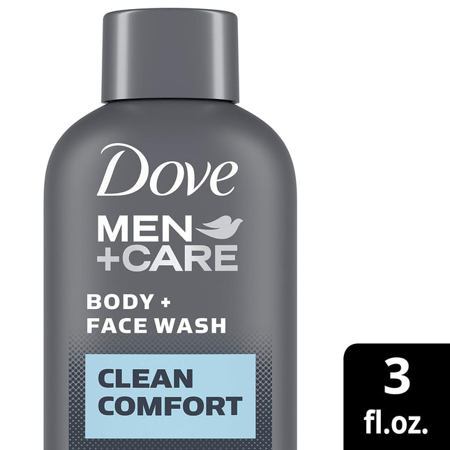 Dove Men + Care Micro Moisture Body and Face Wash Clean Comfort 3 Oz (10 Pack) - Baby & Toddler > Bathing Grooming