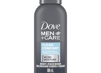 Dove Men + Care Micro Moisture Body and Face Wash Clean Comfort 3 Oz (12 Pack) - Baby & Toddler > Bathing Grooming