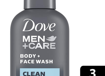 Dove Men + Care Micro Moisture Body and Face Wash Clean Comfort 3 Oz (12 Pack) - Baby & Toddler > Bathing Grooming