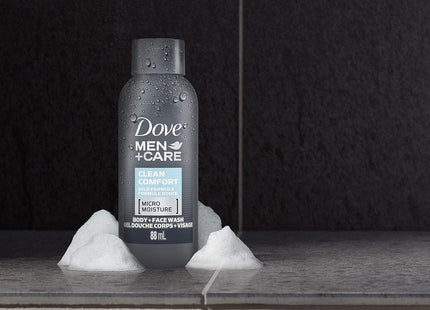 Dove Men + Care Micro Moisture Body and Face Wash Clean Comfort 3 Oz (12 Pack) - Baby & Toddler > Bathing Grooming