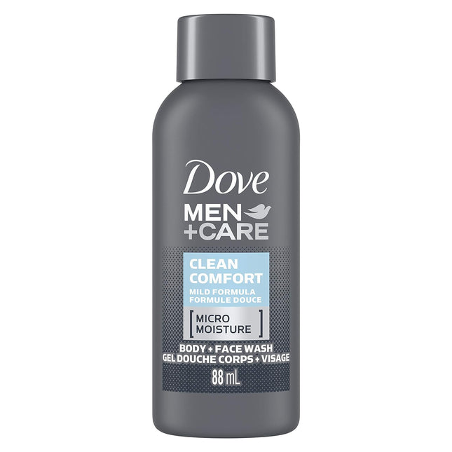 Dove Men + Care Micro Moisture Body and Face Wash Clean Comfort 3 Oz (24 Pack) - Baby & Toddler > Bathing Grooming